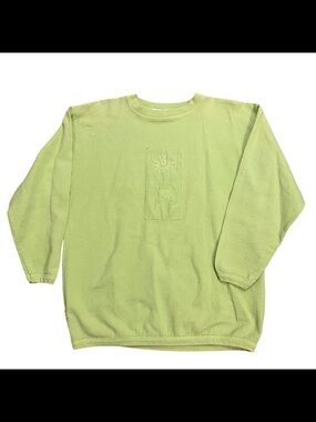 Carolina Clothing Women Small Cotton Waffle Knit Pullover Sweatshirt VTG